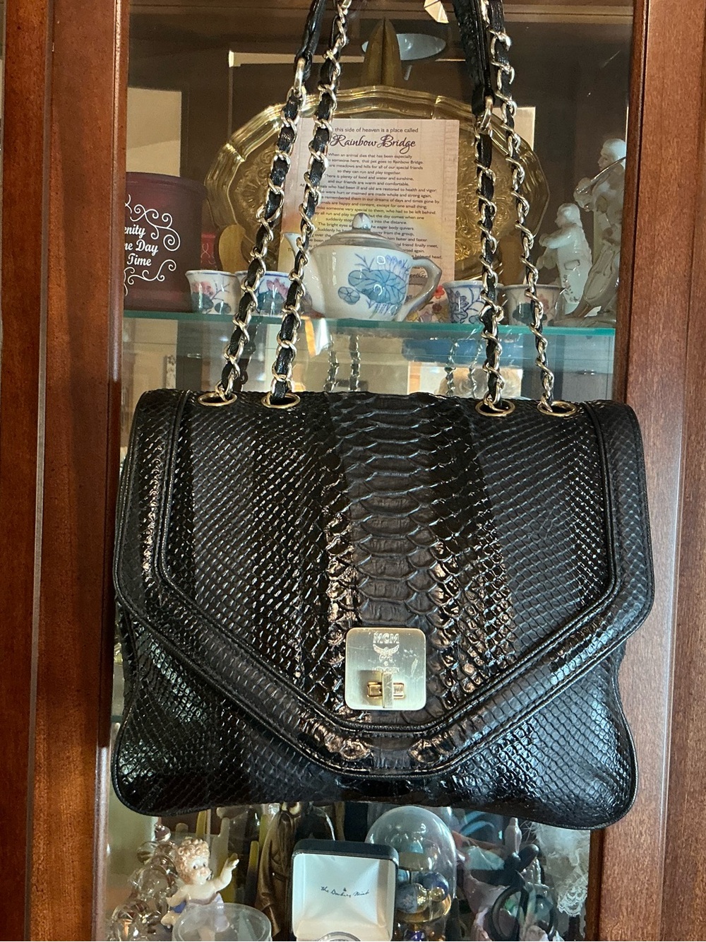 MCM Vintage Crocks Leather Bag